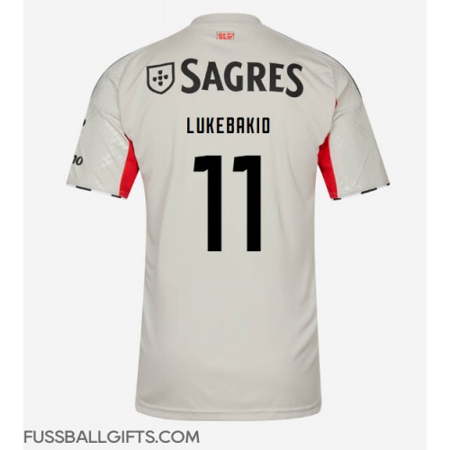 Benfica Dodi Lukebakio #11 Fußballbekleidung 3rd trikot 2025-26 Kurzarm